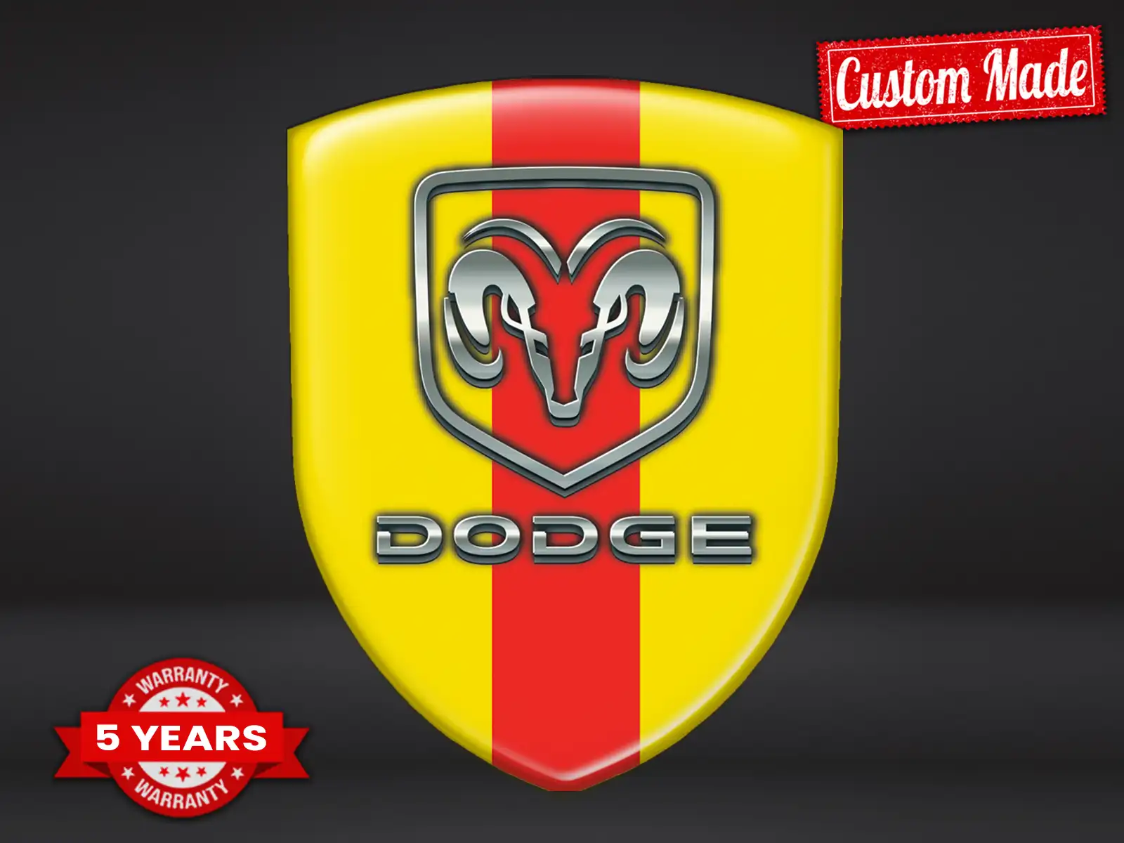 Dodge Windschutzaufkleber Stil Edition Hochwertig